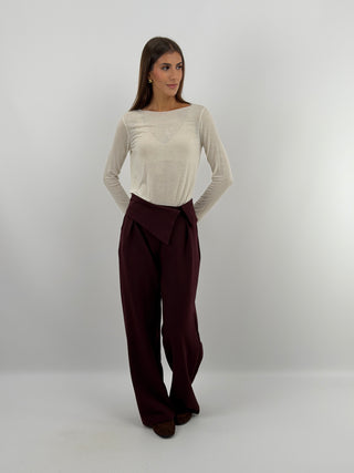Maglia Ultralight con Cashmere Panna
