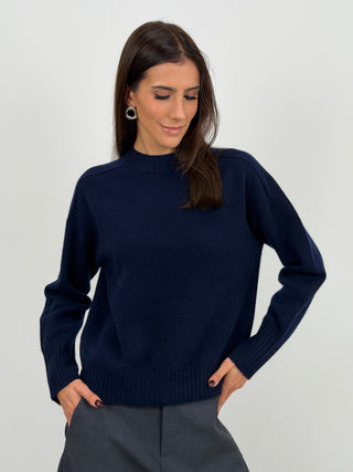 Pullover in Lana Blu