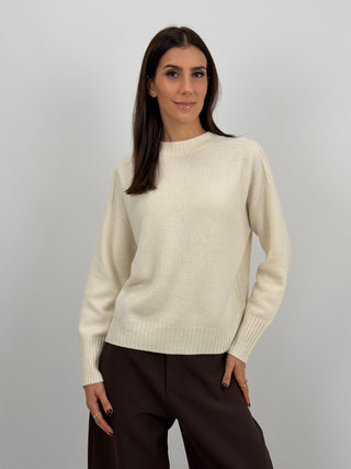 Pullover in Lana Crema