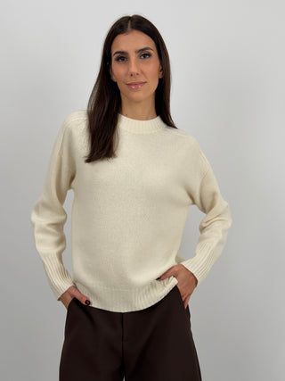 Pullover in Lana Crema