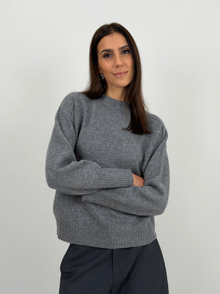 Pullover in Lana Grigio