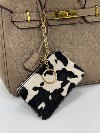 Mini Pochette in Cavallino Cow