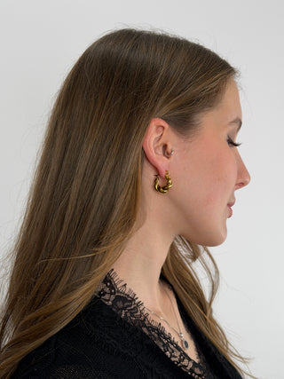 Orecchini Hoop Twisted