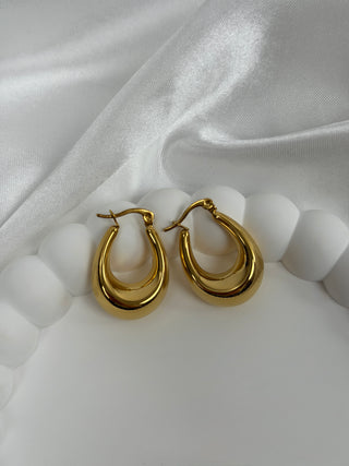 Orecchini Hoop Oval