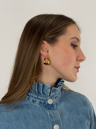 Orecchini Hoop Triangle