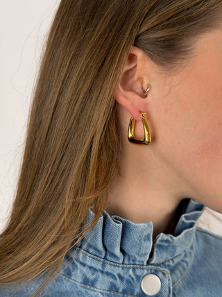 Orecchini Hoop Triangle