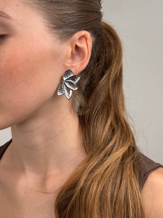 Heart Earrings with Zirconia