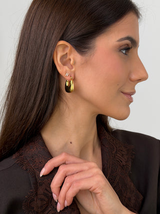 Orecchini Hoop Squared