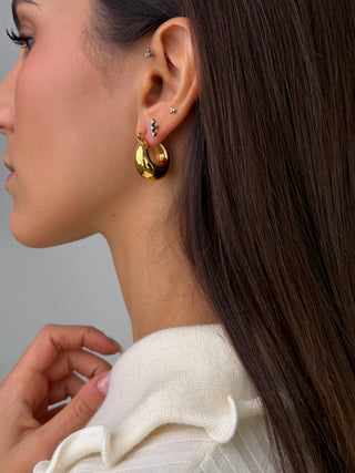 Orecchini Hoop Bombati