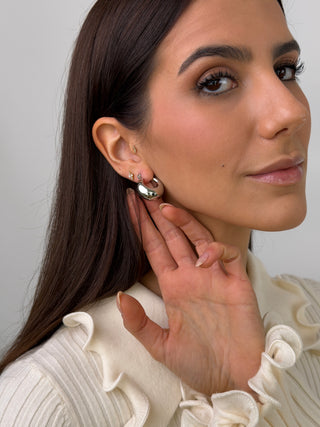 Orecchini Hoop Bombati