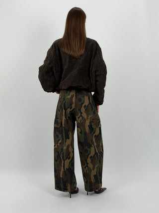 Pantalone Lumina Cargo Mimetico