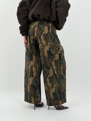 Pantalone Lumina Cargo Mimetico