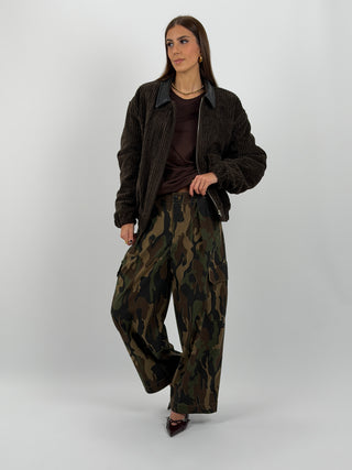 Pantalone Lumina Cargo Mimetico