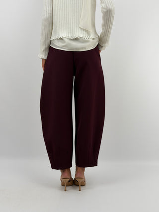 Pantalone Balloon Bordeaux Lumina