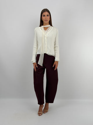 Pantalone Balloon Bordeaux Lumina