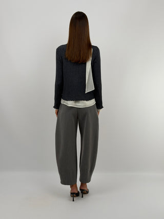 Pantalone Balloon Grigio Lumina