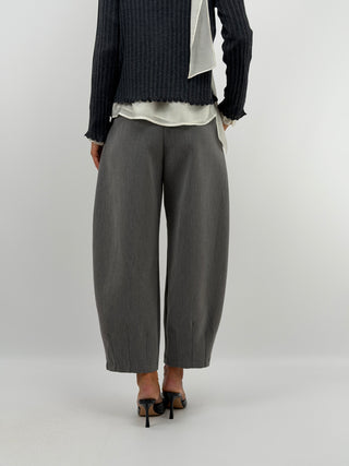 Pantalone Balloon Grigio Lumina