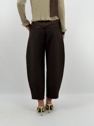Pantalone Balloon Marrone Lumina