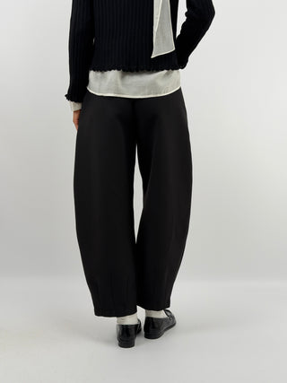 Pantalone Balloon Nero Lumina