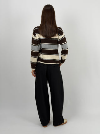 Pantalone con Cravatta Nero