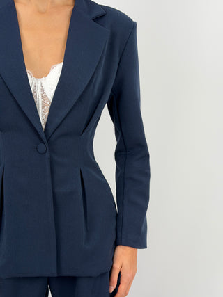 Tailleur Mia con Blazer Avvitato Blu