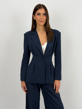 Tailleur Mia con Blazer Avvitato Blu