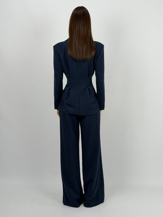 Tailleur Mia con Blazer Avvitato Blu