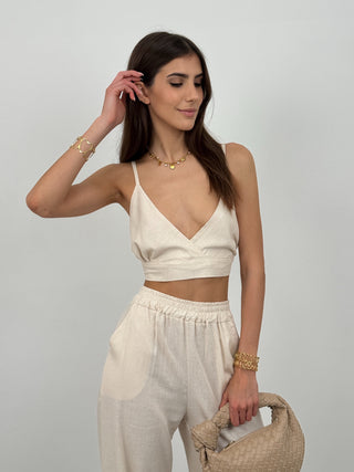 Coordinato in Lino Lolita Beige