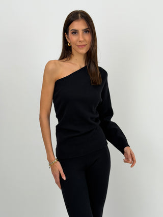 Completo Monospalla in Maglia Nero