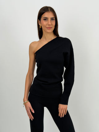 Completo Monospalla in Maglia Nero