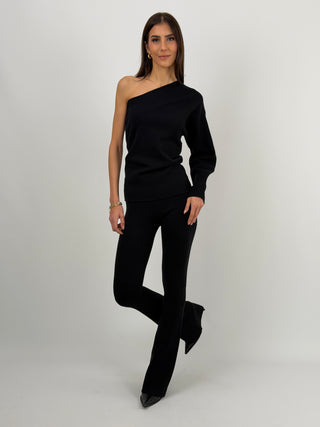 Completo Monospalla in Maglia Nero