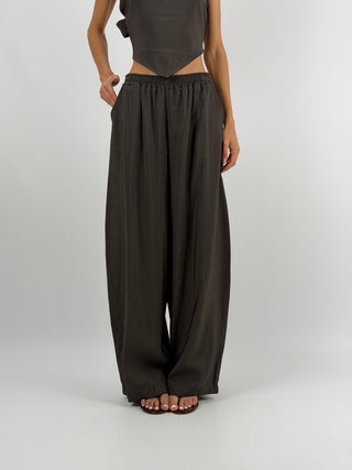 Set Top a Triangolo e Pantalone Testa di Moro