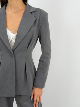 Tailleur Mia con Blazer Avvitato Grigio