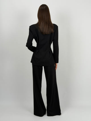 Tailleur Mia con Blazer Avvitato Nero