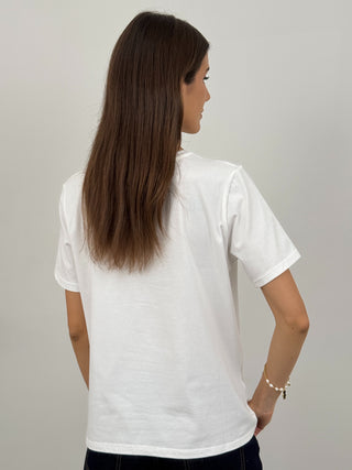 T-Shirt Mon Cheri in Nero