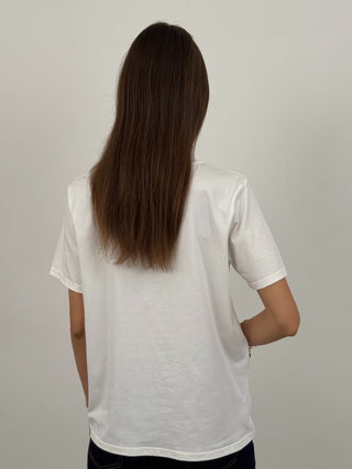 T-Shirt New York in Beige