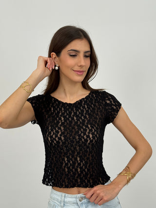 Top in Pizzo Provence Nero