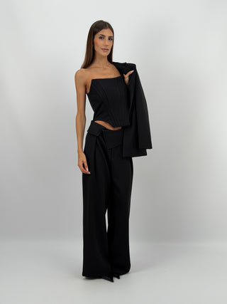 Top Corsetto Nero Lumina