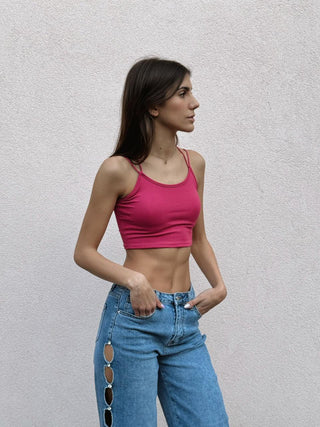 Top Incrociato Fucsia - PALOMA Store