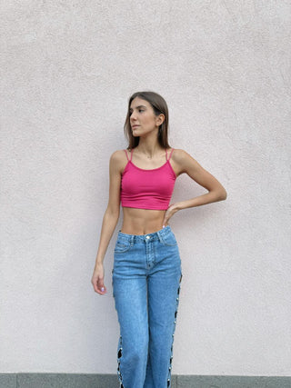 Top Incrociato Fucsia - PALOMA Store