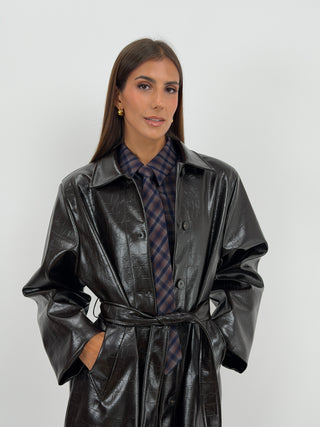 Trench Cocco Marrone Lumina