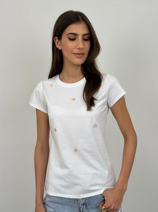 T-Shirt Conchiglie Bianca