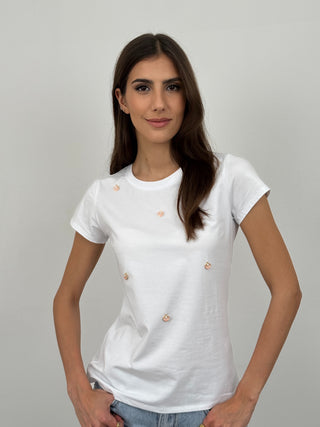 T-Shirt Conchiglie Bianca