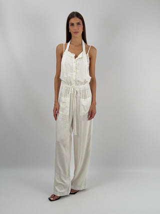 Tuta con Pizzo Panna Lumina